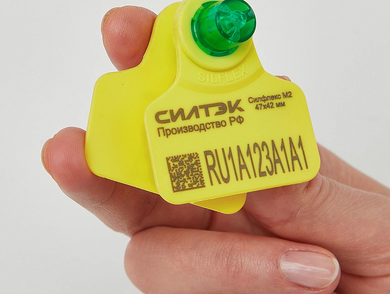 Ушная бирка "Силфлекс® М2" (47х42 мм)